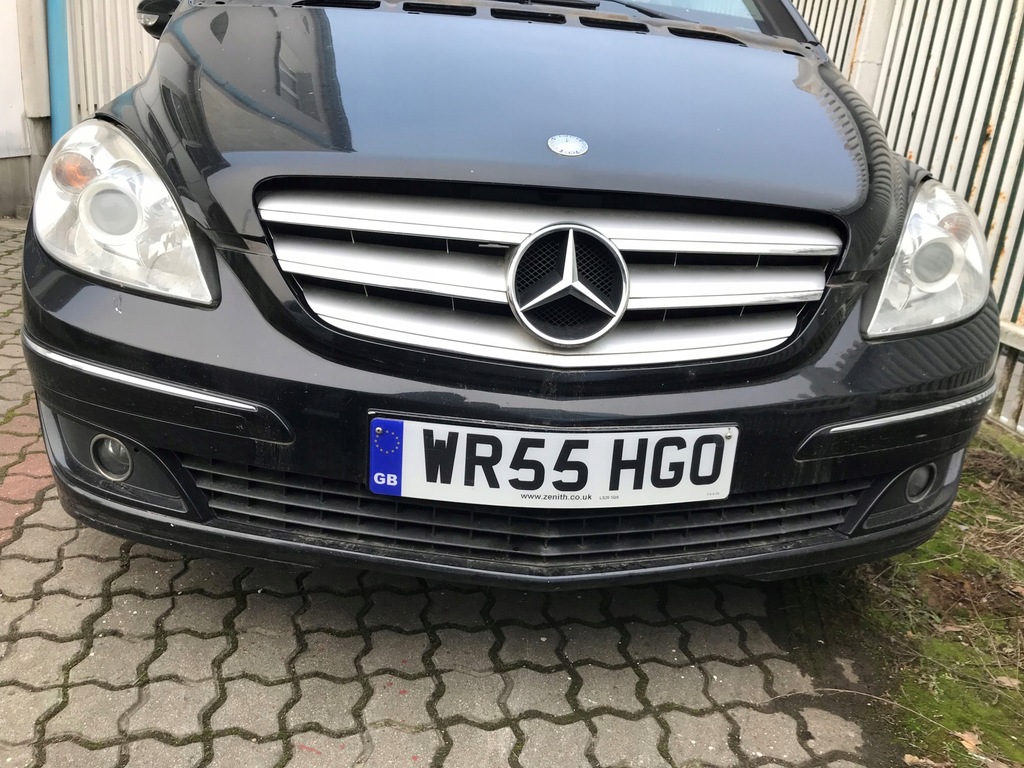 Mercedes B Klasa W Zderzak Prz D Chrom Czarny