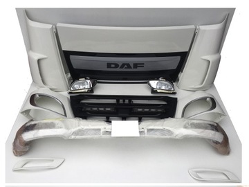 DAF XF 106 EURO6 бампер решітка гриль лампа H3279