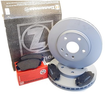 Zimmermann диски + передні колодки OPEL INSIGNIA 296mm