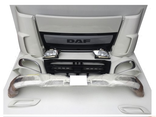 DAF XF 106 EURO6 бампер решітка гриль лампа H3279 - 1