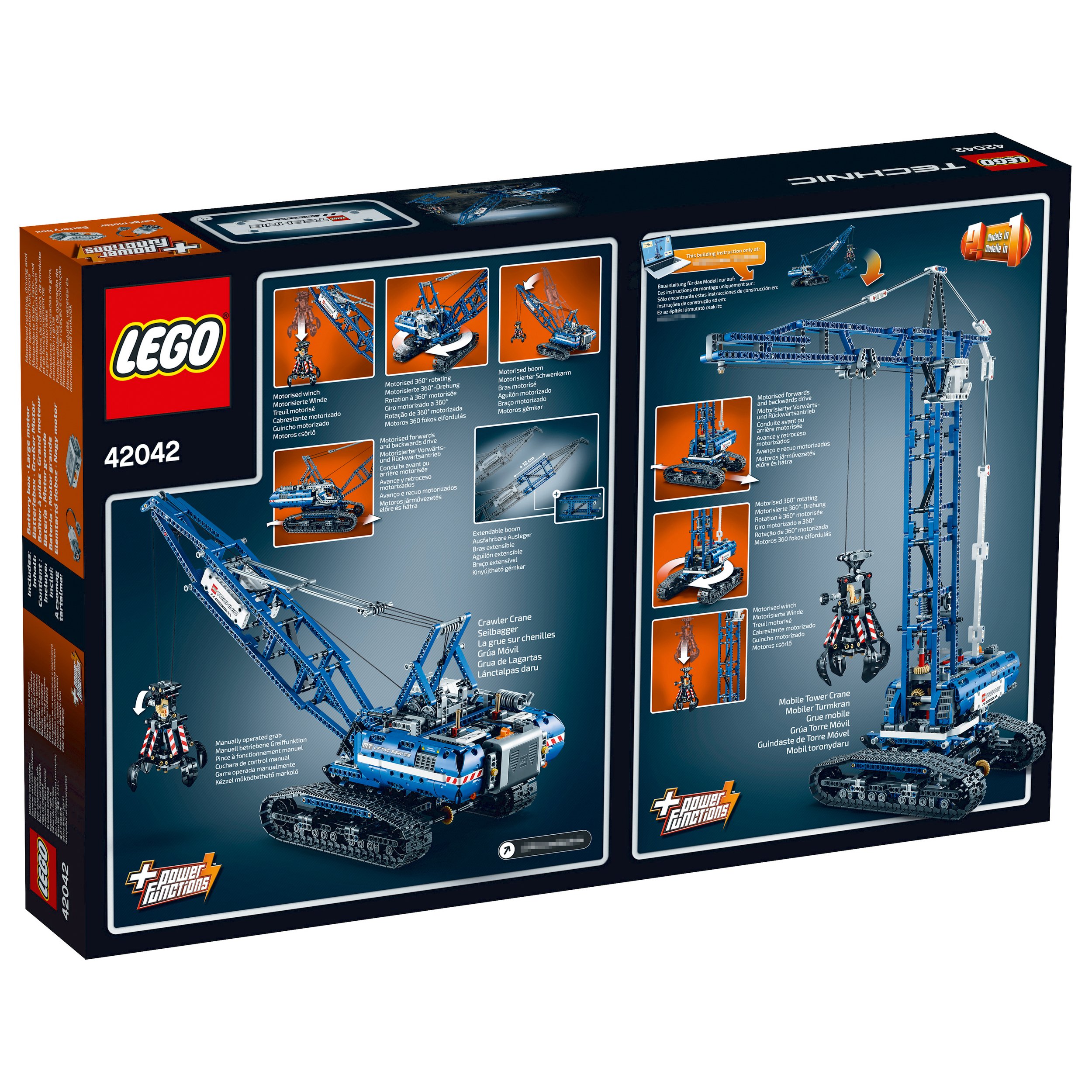 LEGO Technic Dźwig gąsienicowy 42042 16745282441 - Allegro.pl