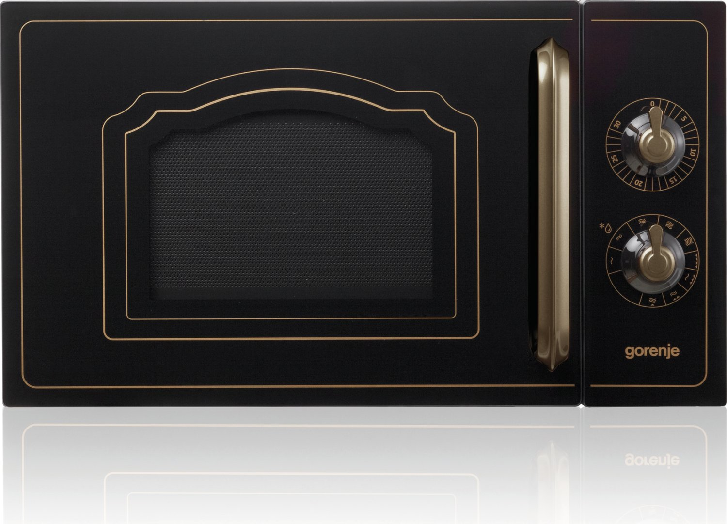 Kuchenka mikrofalowa Gorenje Mo 4250 Clb czarna 20 l 700 W grill