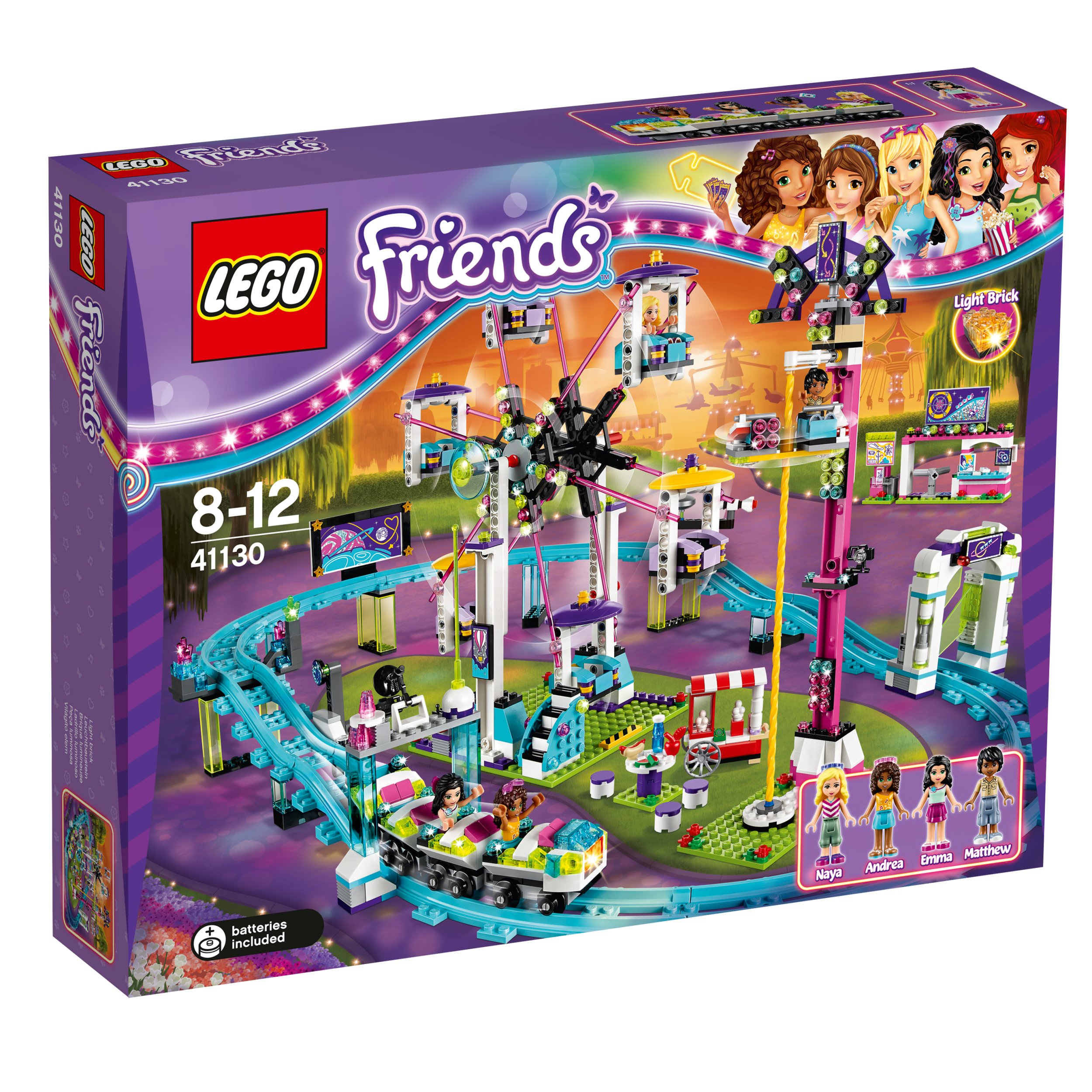Lego Friends Kolejka górska w parku rozrywki 41130