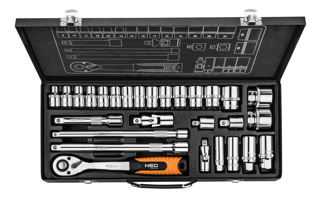 

Zestaw kluczy nasadowych 08-677 Neo Tools