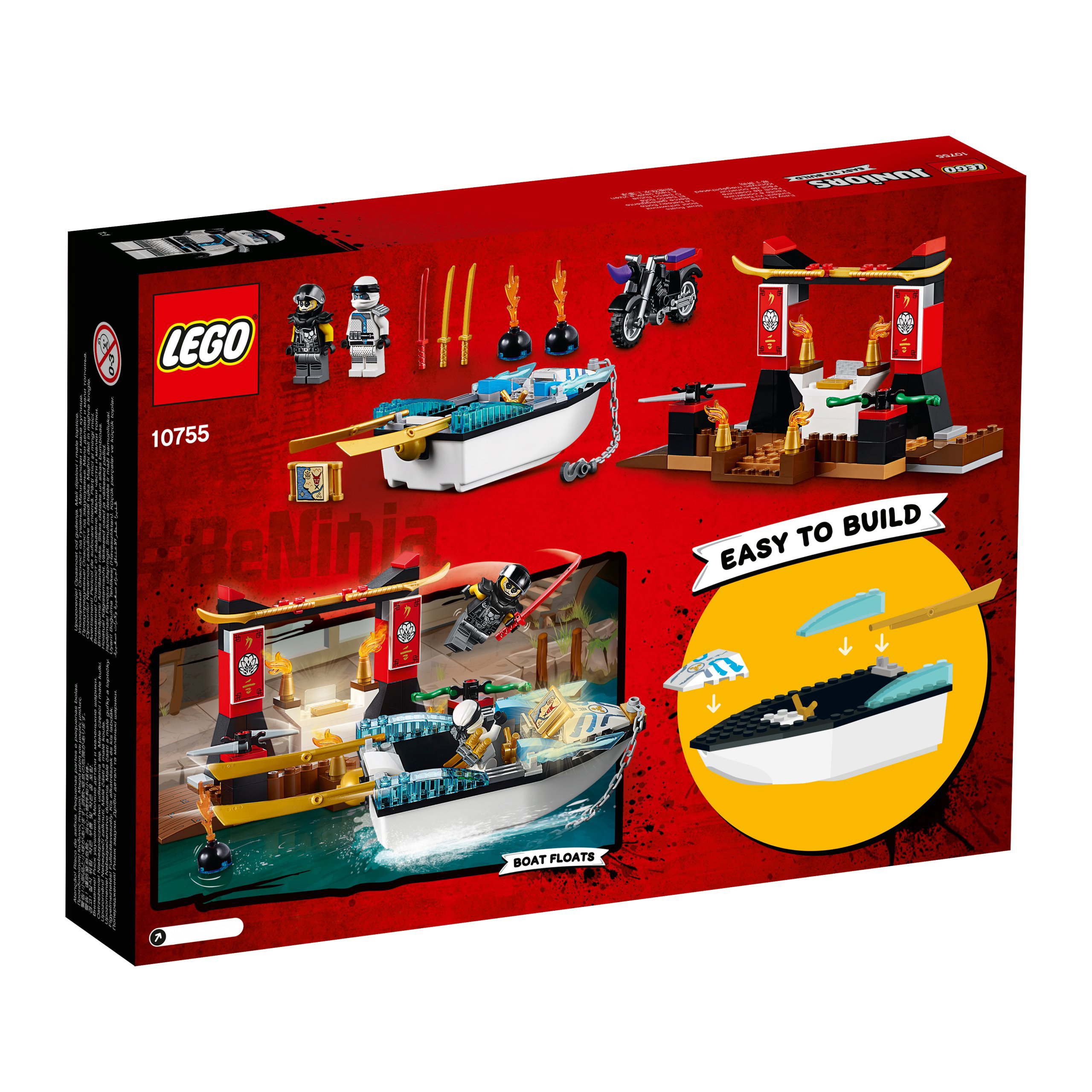 LEGO 10755 Juniors Wodny pościg Zane'a Marka LEGO