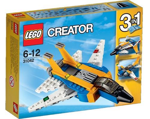 Originální Lego 31042 Creator 3v1 – závodník – Ideální dárek k letadlům