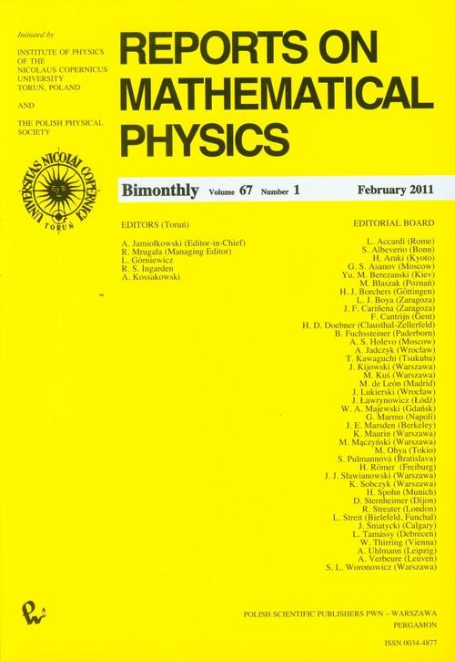 

Reports on Mathematical Physics 67/1 Kraj