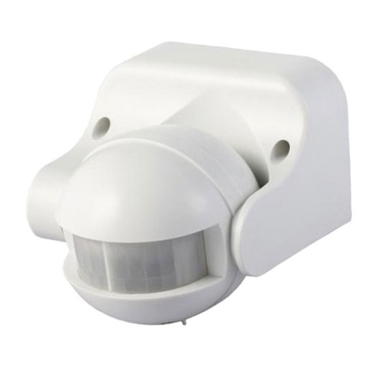

Czujnik ruchu i zmierzchu do led 180st biały IP44