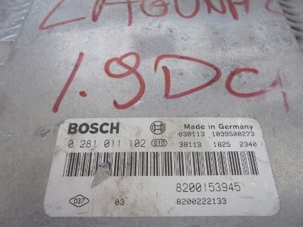 LAGUNA II 1.9 DCI ZESTAW BSI KOMPUTER 8200153945 Producent części Inny