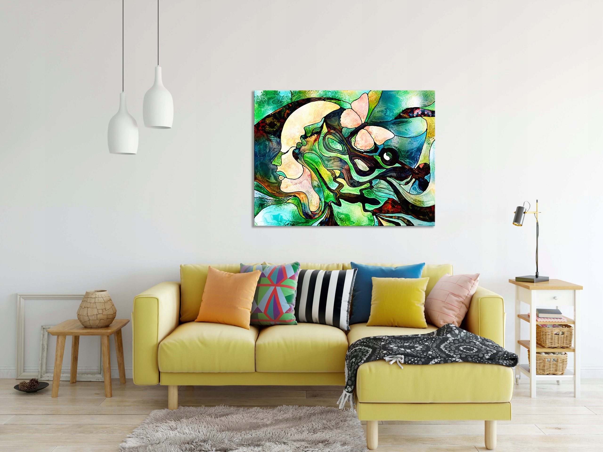 OBRAZ na płótnie ABSTRAKCJA 197755745 120x80 WZORY Wysokość produktu 80 cm