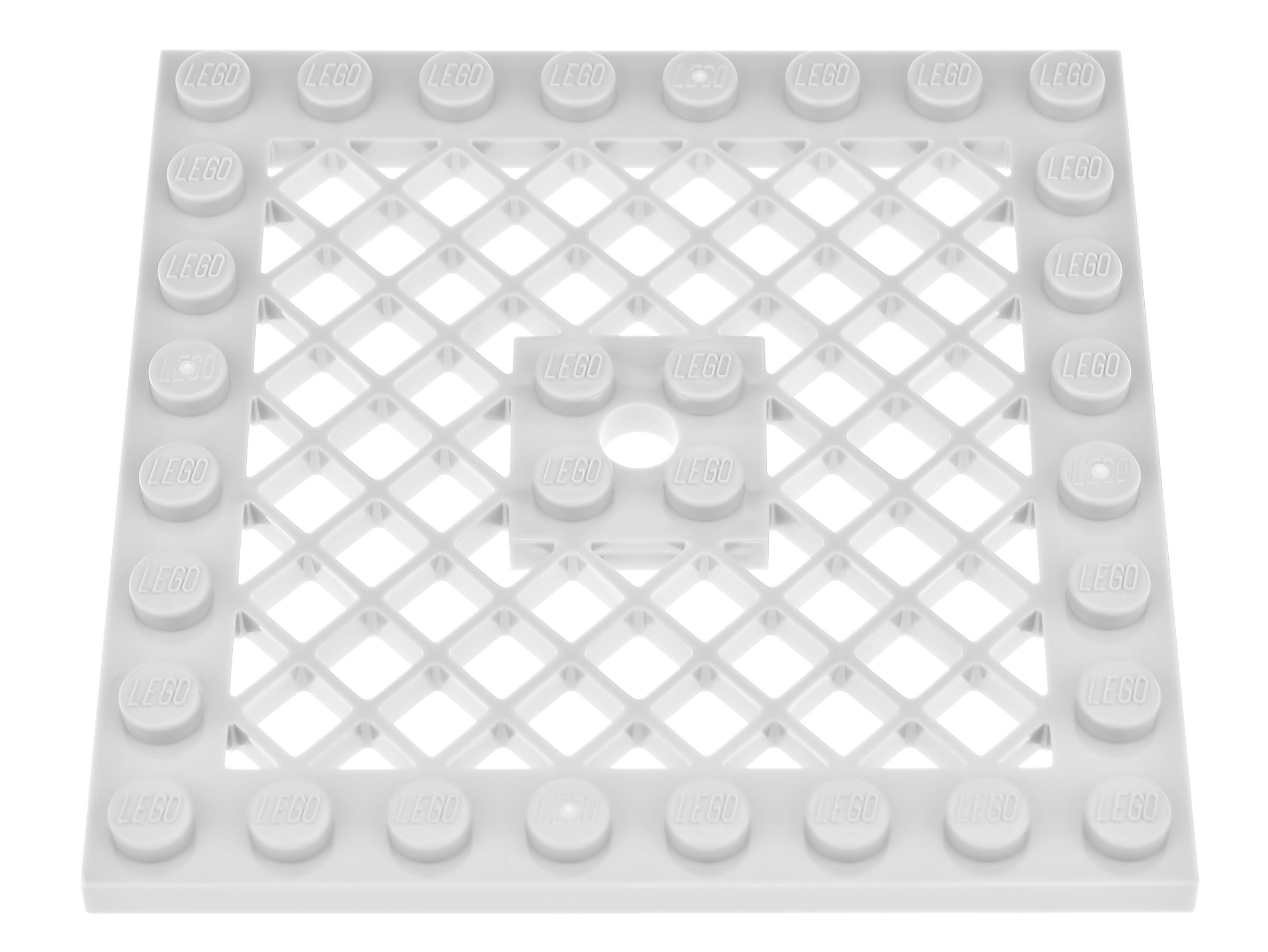 

Lego Płytka z siatką 8x8 4151b szara jasna