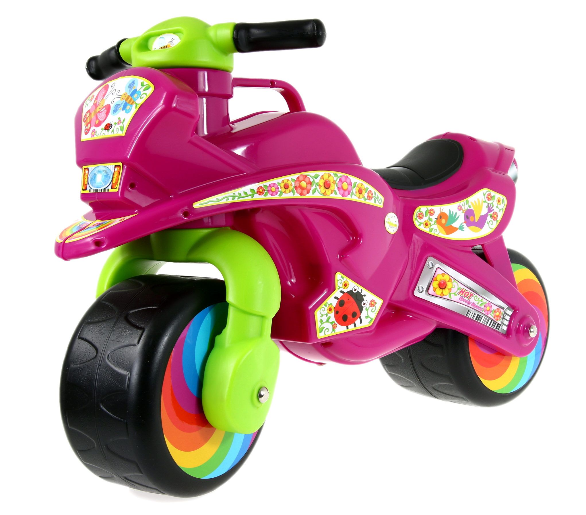 

Solidny Polski Motorek Rowerek Biegowy NGX1 Flower