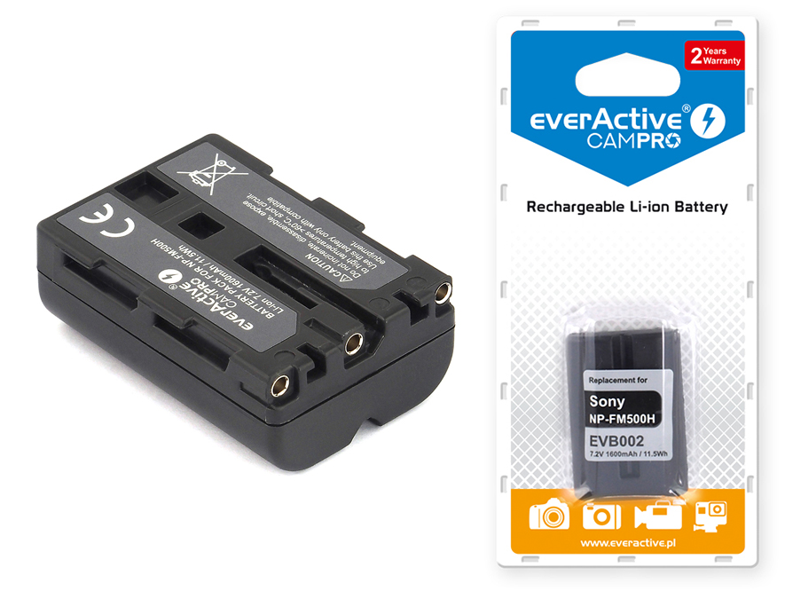 

Bateria everActive do Sony DSLR-A350K