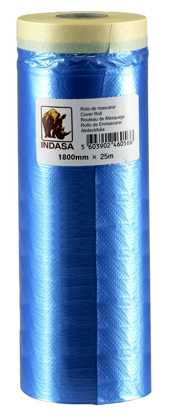 

Indasa Cover Roll Folia Maskująca Z Taśmą 1800mm