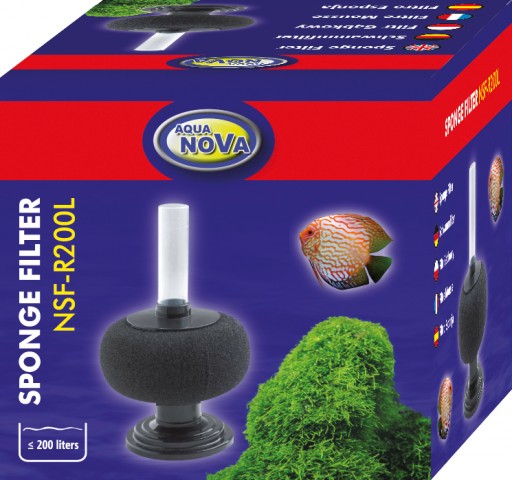 

Aqua-nova Filtr Gąbkowy Do Akwarium R200L Max 200L
