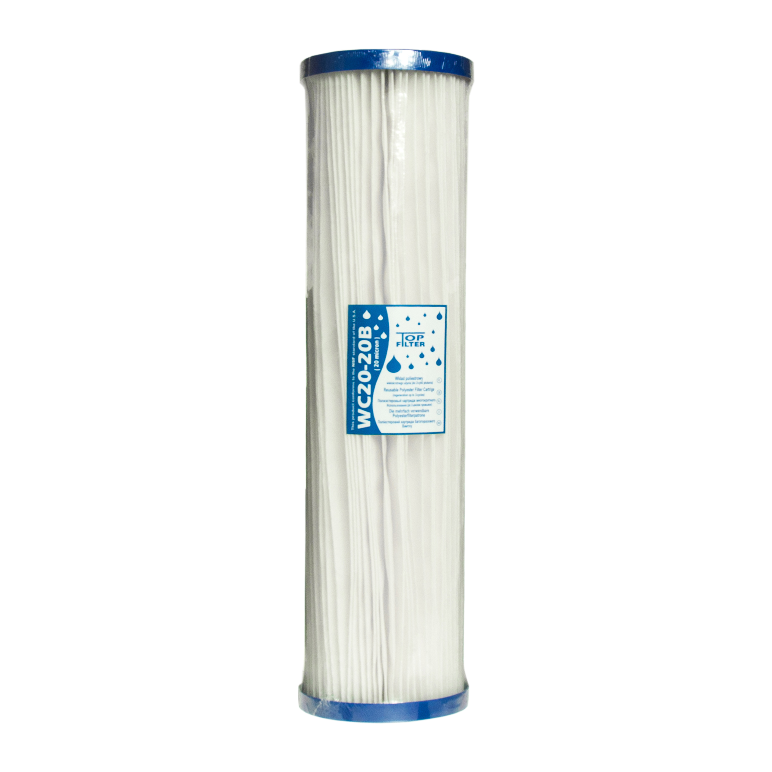 

Filtr wkład wielokrotnego użytku Big Blue 20'' Bb