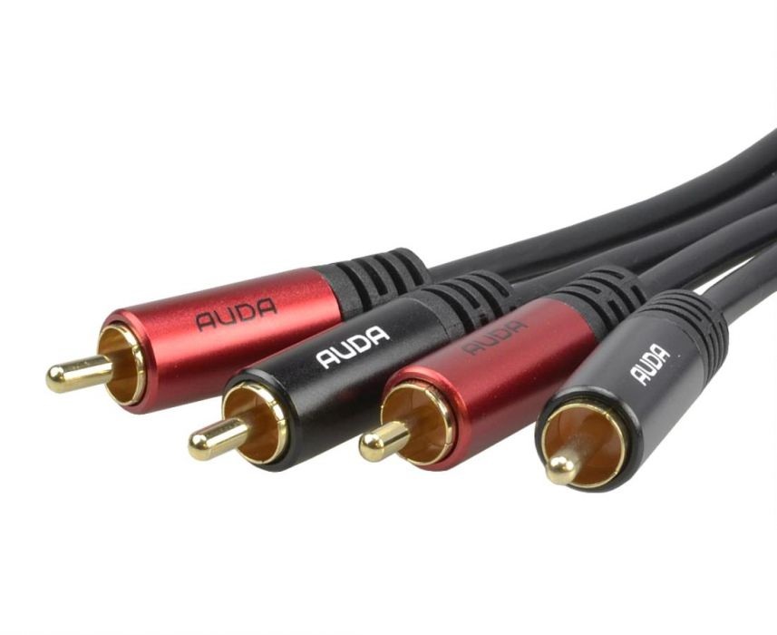 

Auda Kabel audio 2xRCA 2RCA Cinch czincz 3m
