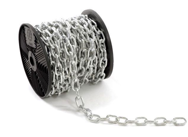 

Łańcuch Ocynkowany Do Huśtawki fi 10mm Rolka 10mb