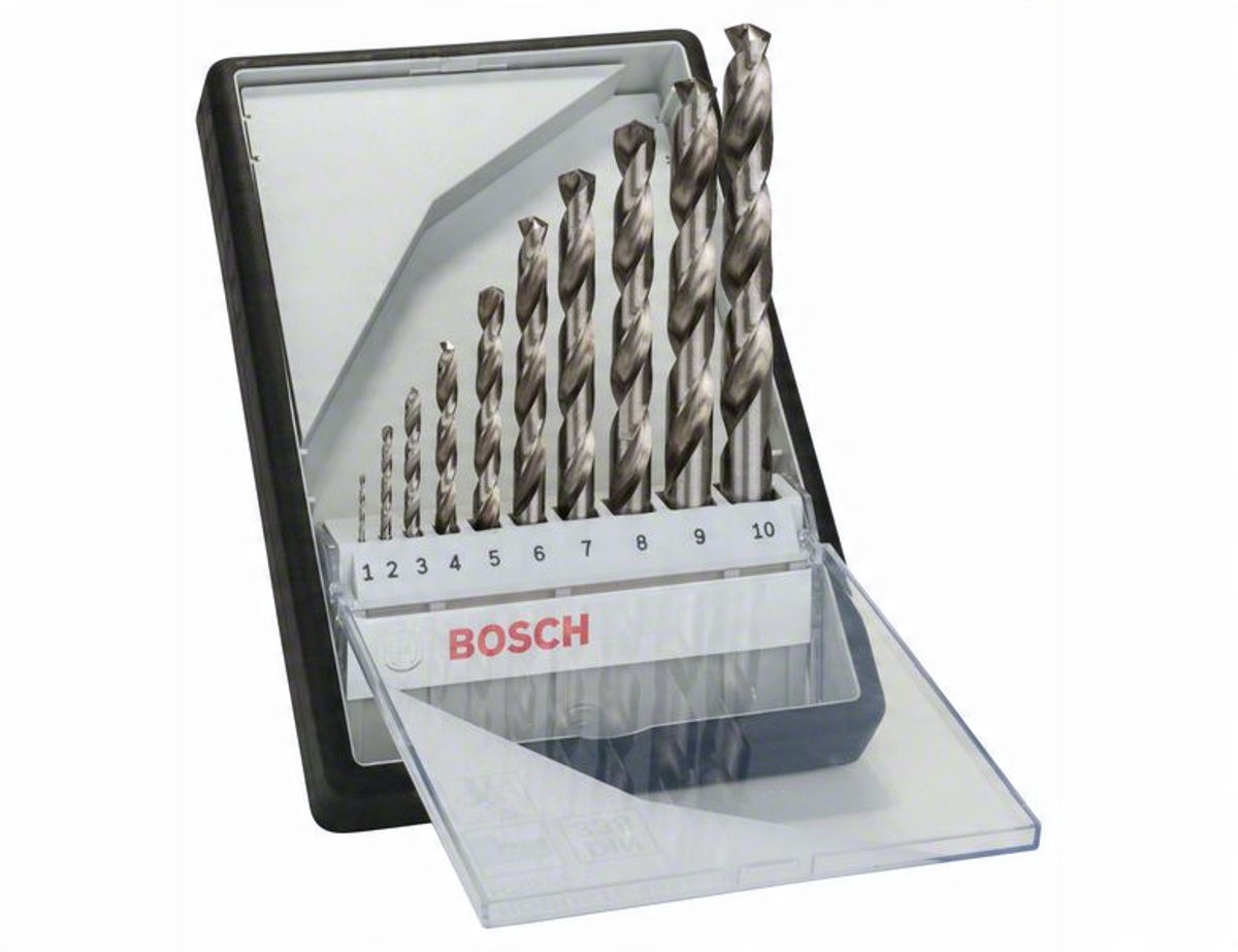 

Zestaw 10 wierteł Hss-g do metalu Robust LineBOSCH