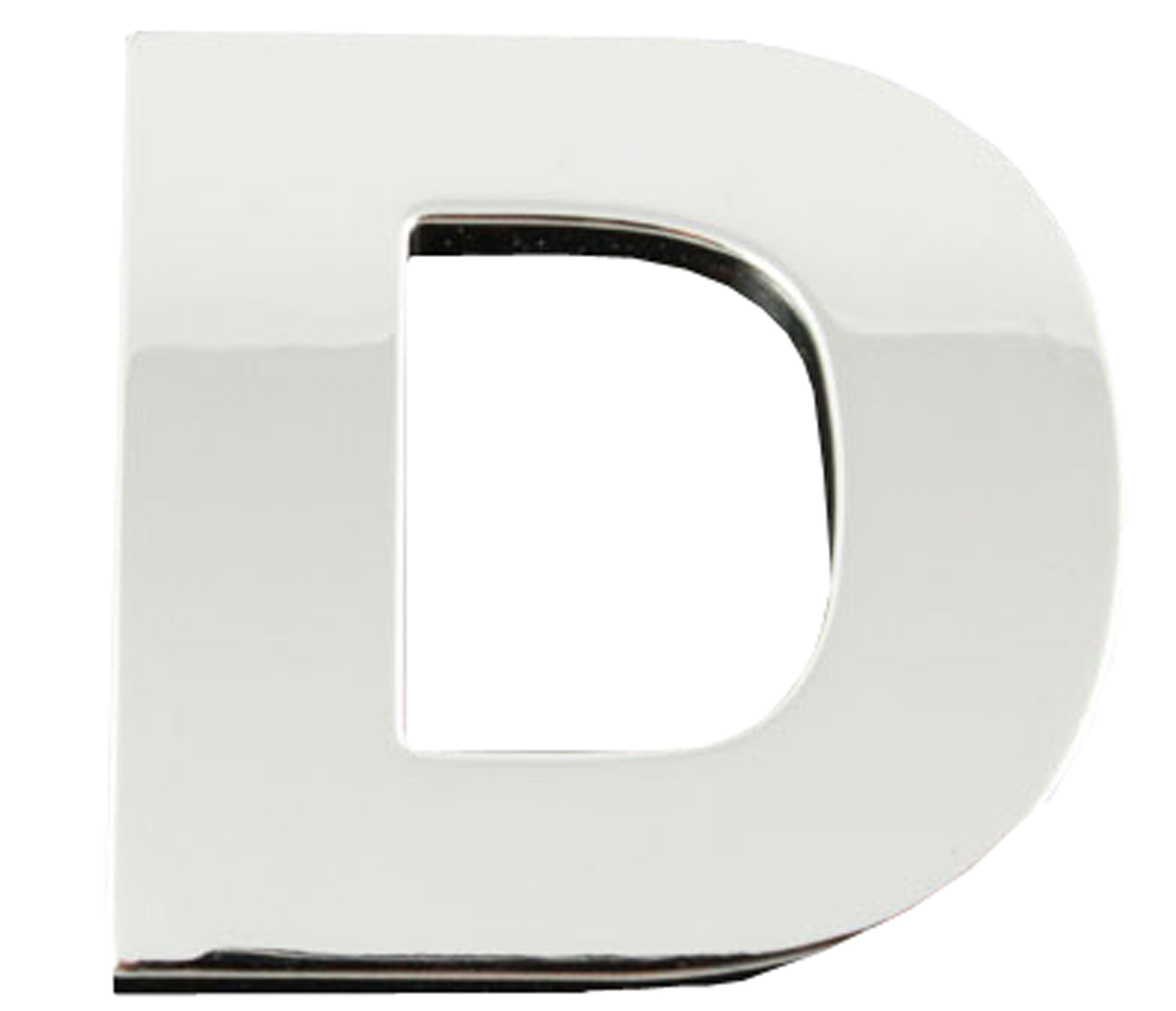 

Naklejka Emblemat Chrom 3D Cyfra Literka Litera D