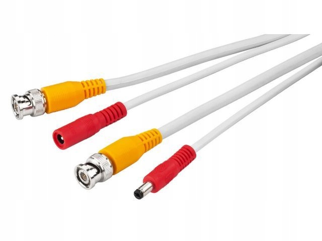 

Monacor VSC-100/WS Kabel wideo BNC/zasilający 10m