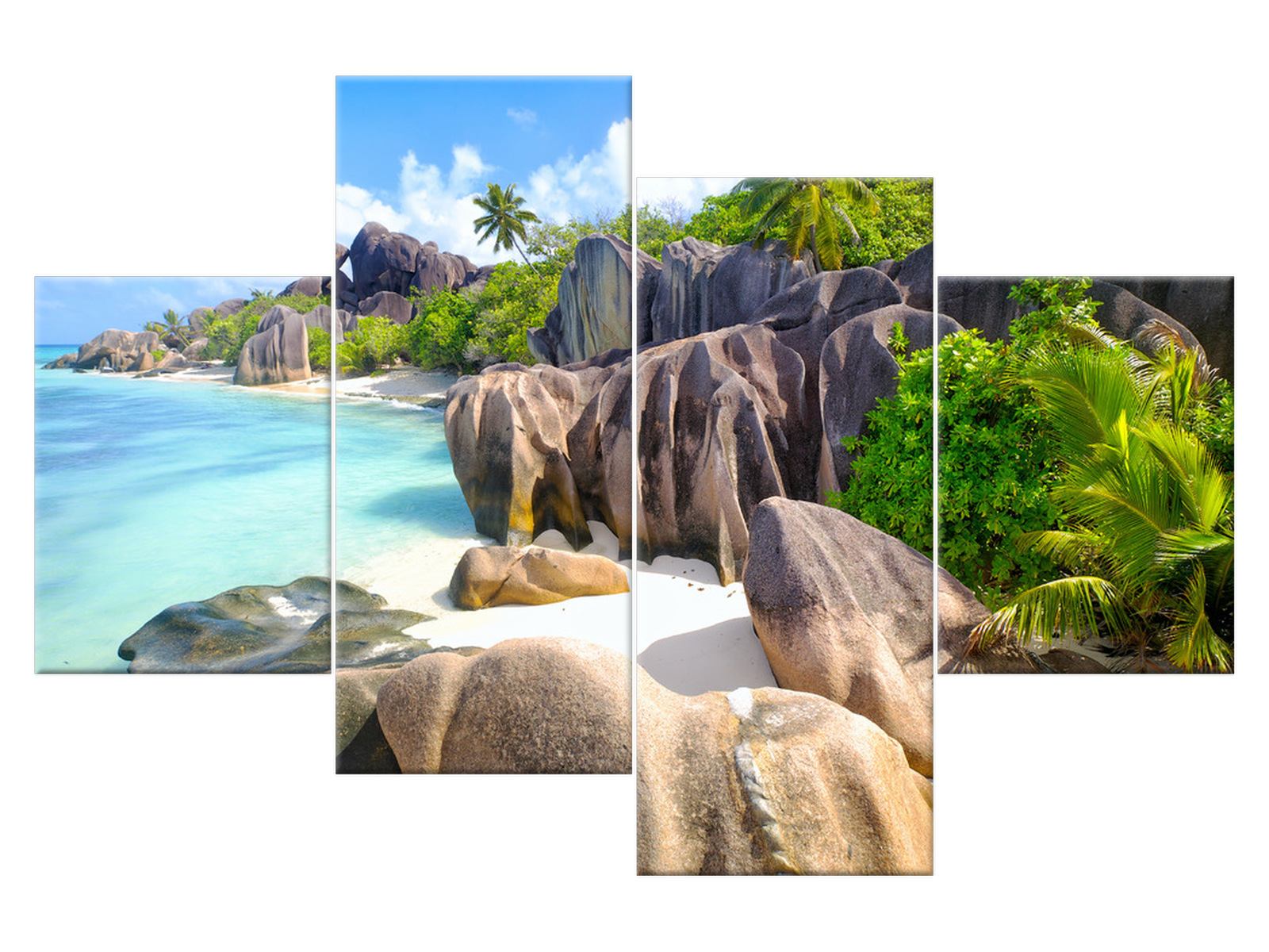 

Obraz Wyspa La Digue 120x80 Drzewo 2419A_4E