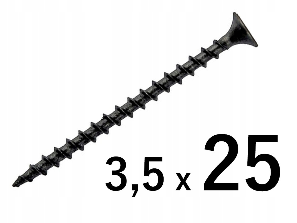 

Wkręt do płyt gipsowych 25 kg drewno 1kg g-k p/g