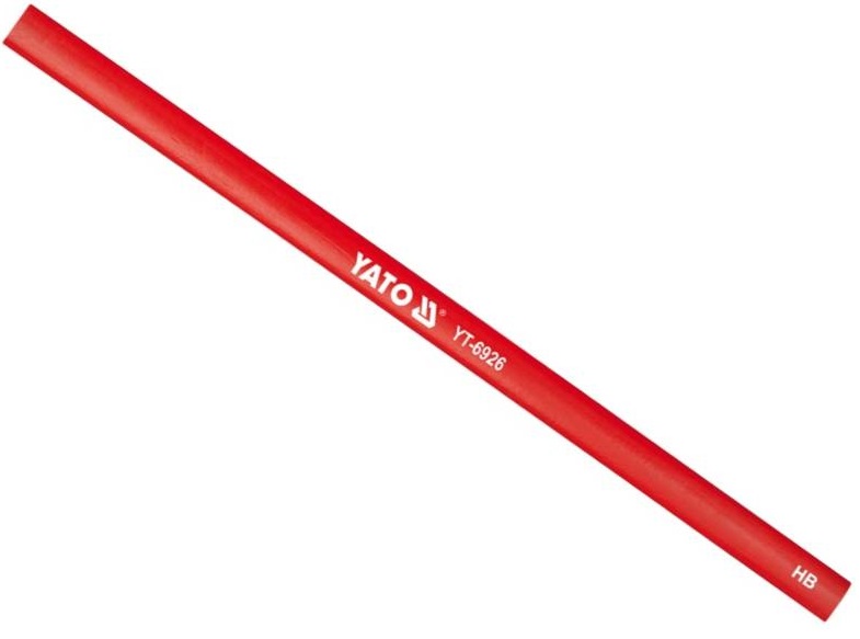 

Ołówek stolarski, czerwony Hb Yato YT-6926