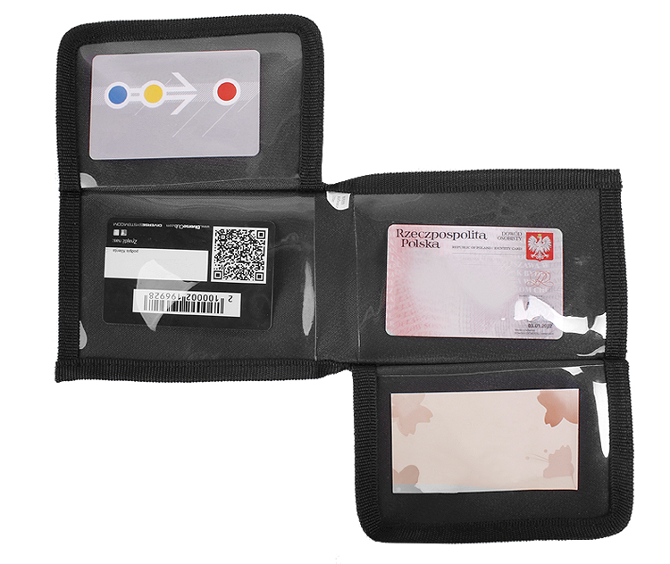 SASZETKA PORTFEL NA DOKUMENTY WODOODPORNY NYLON CZ Model ZS2020RW