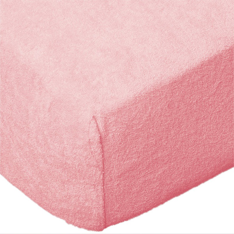 

Prześcieradło Frotte 120x200 wz. jasny różowy