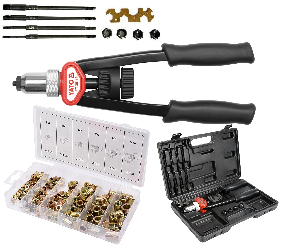 

Nitownica Ręczna Nitonakrętek M5-M12 YT-36119 +150