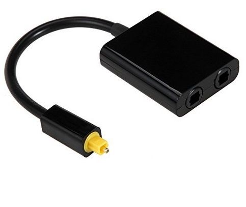 

Toslink splitter 1x2 kabel optyczny trójnik Audio