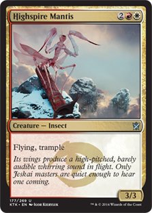 Mtg 4x Highspire Mantis (Uncommon)