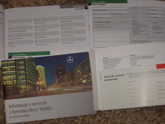 MERCEDES гарантийное обслуживание польский W204