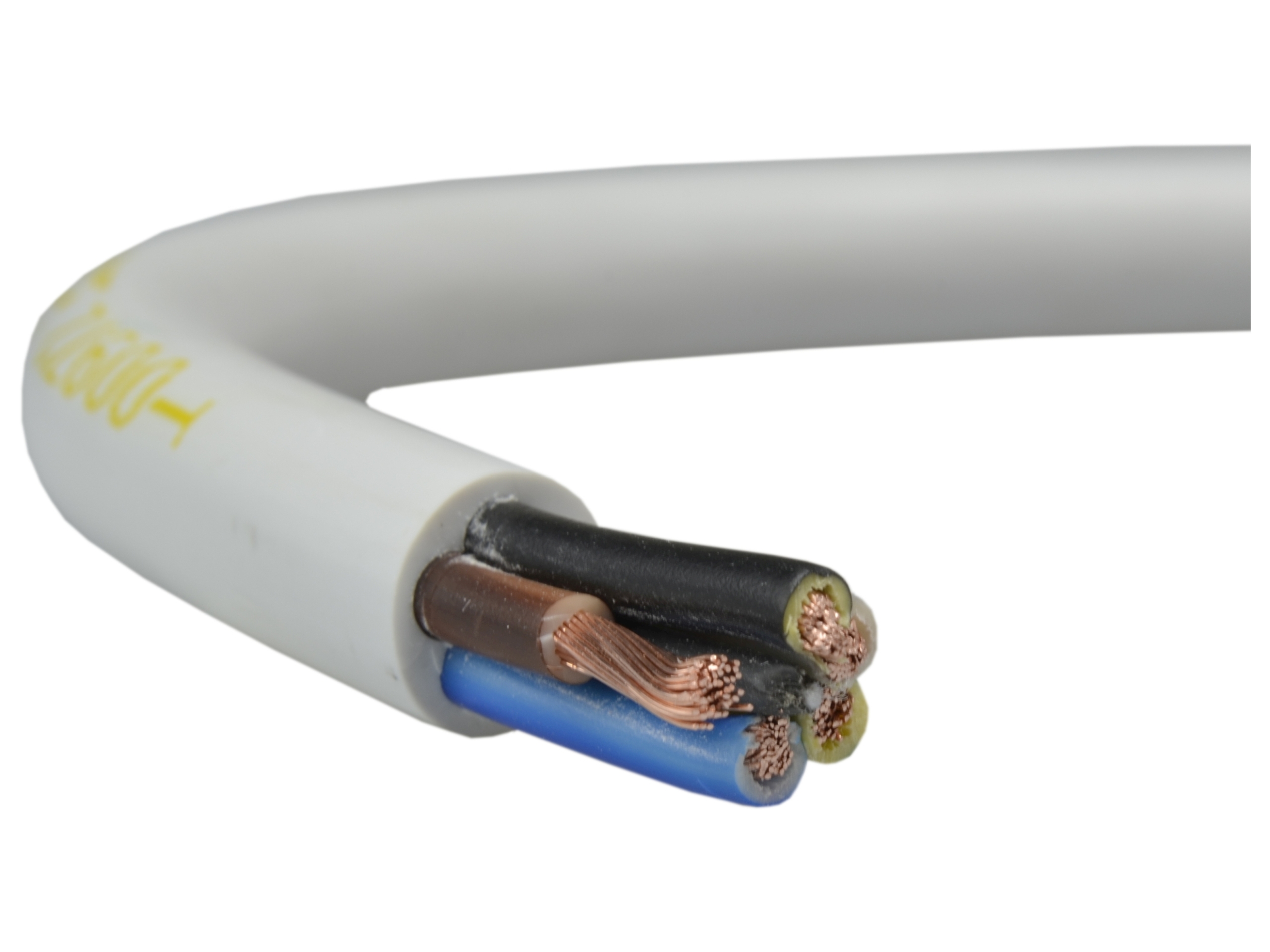 

Przewód kabel prądowy linka Owy 5x0,75 500V biały