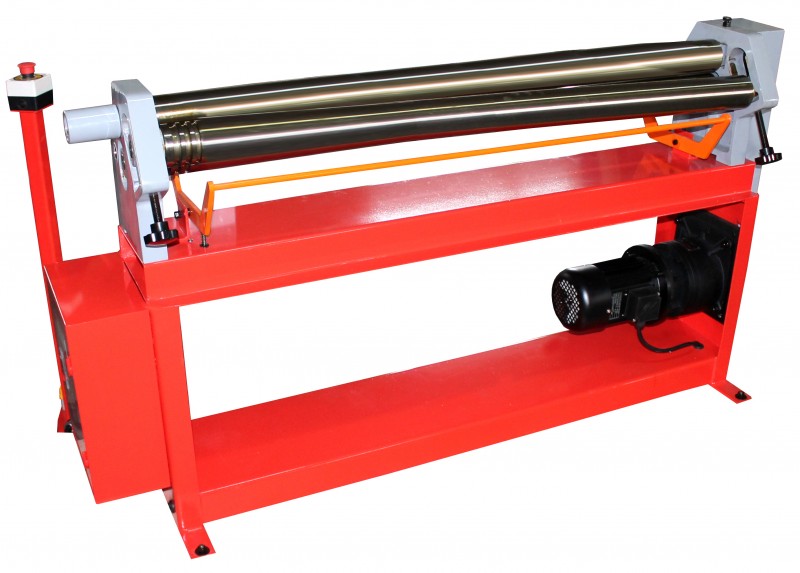 Válcovač Navíječ Plechu Rbm 1300 mm Šroubovák 1,1 kW snadné nastavení