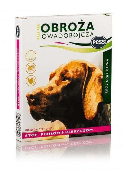 

Obroża Owadobójcza Pess Dla Psów 60CM $