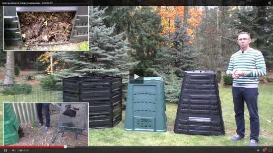Komposto dėžė sodui, 1000 l, plastikinė, atspari šalčiui, juoda, Ecosmart