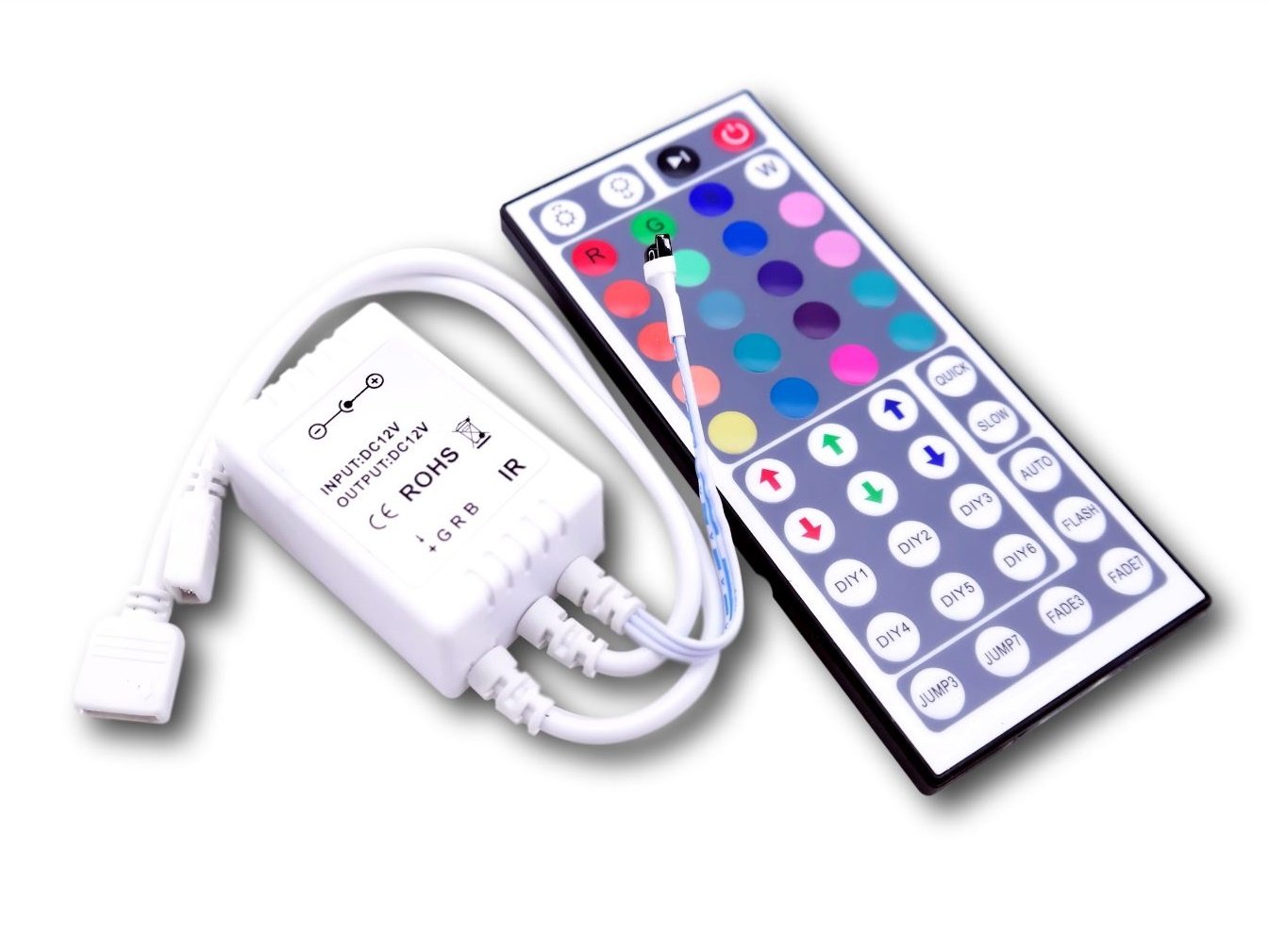 

Kontroler Sterownik taśm Led Rgb pilot 144W 44key