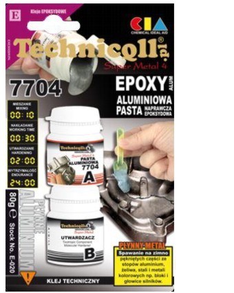

Epoksydowa Pasta Aluminiowa 80g Technicqll