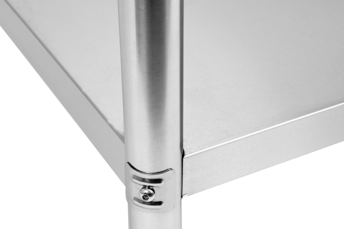 STÓŁ BLAT PRZYŚCIENNY Z PÓŁKĄ 1400x700xH850+100MM Wysokość produktu 90 cm