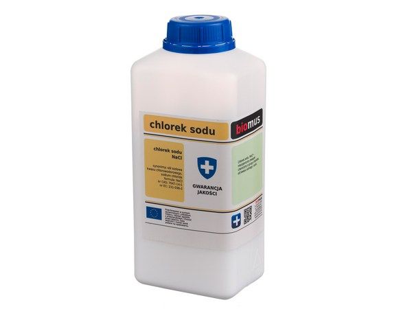 

Biomus Chlorek Sodu NaCl Sól czysta 1kg
