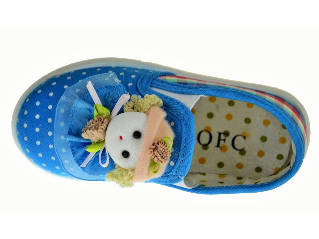 Kids KROPKI KRATKA Trampki LALKA Gumka BŁĘKIT r28 Bohater inny