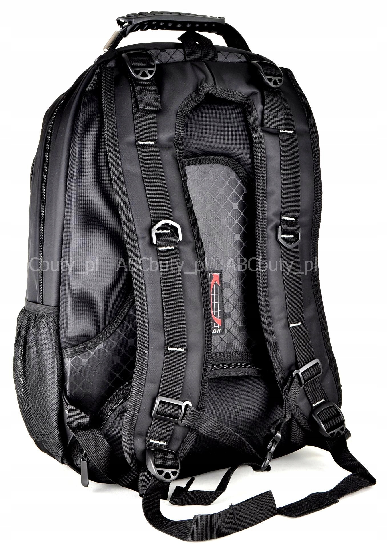 WYTRZYMAŁY PLECAK TORNISTER DO PRACY SZKOŁY LAPTOP Głębokość (krótszy bok) 20 cm