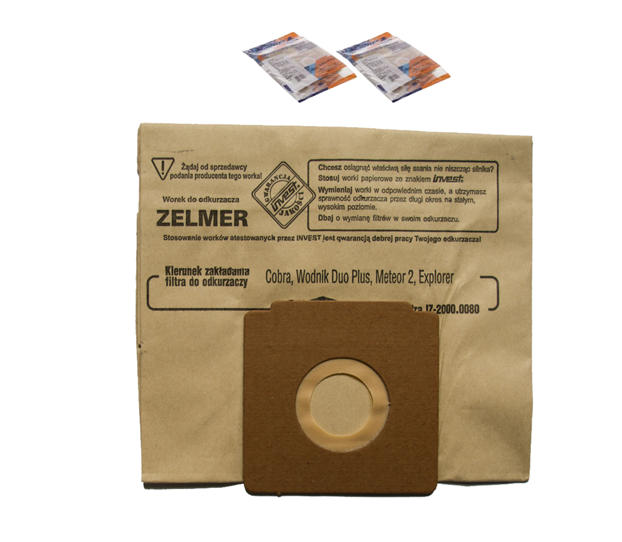 

Worki Zelmer Cobra Meteor 2 Wodnik Explorer 10 Szt