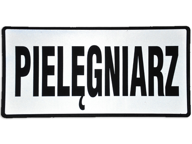 

Emblemat Pielęgniarz odblaskowy na rzepie 31 x 15