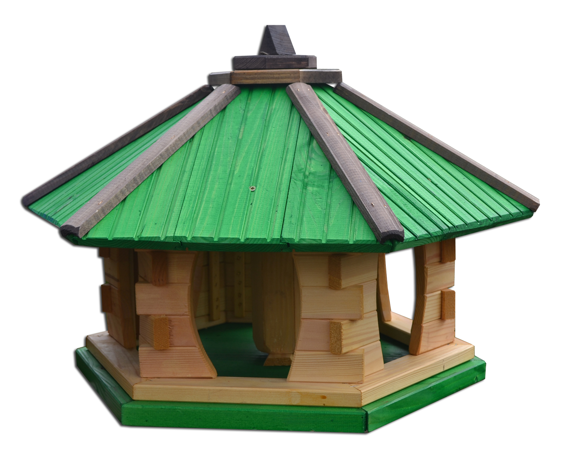 Krmítka Krmítko pro ptáky dřevo 6 barev Kw71zi velké pro zahradu