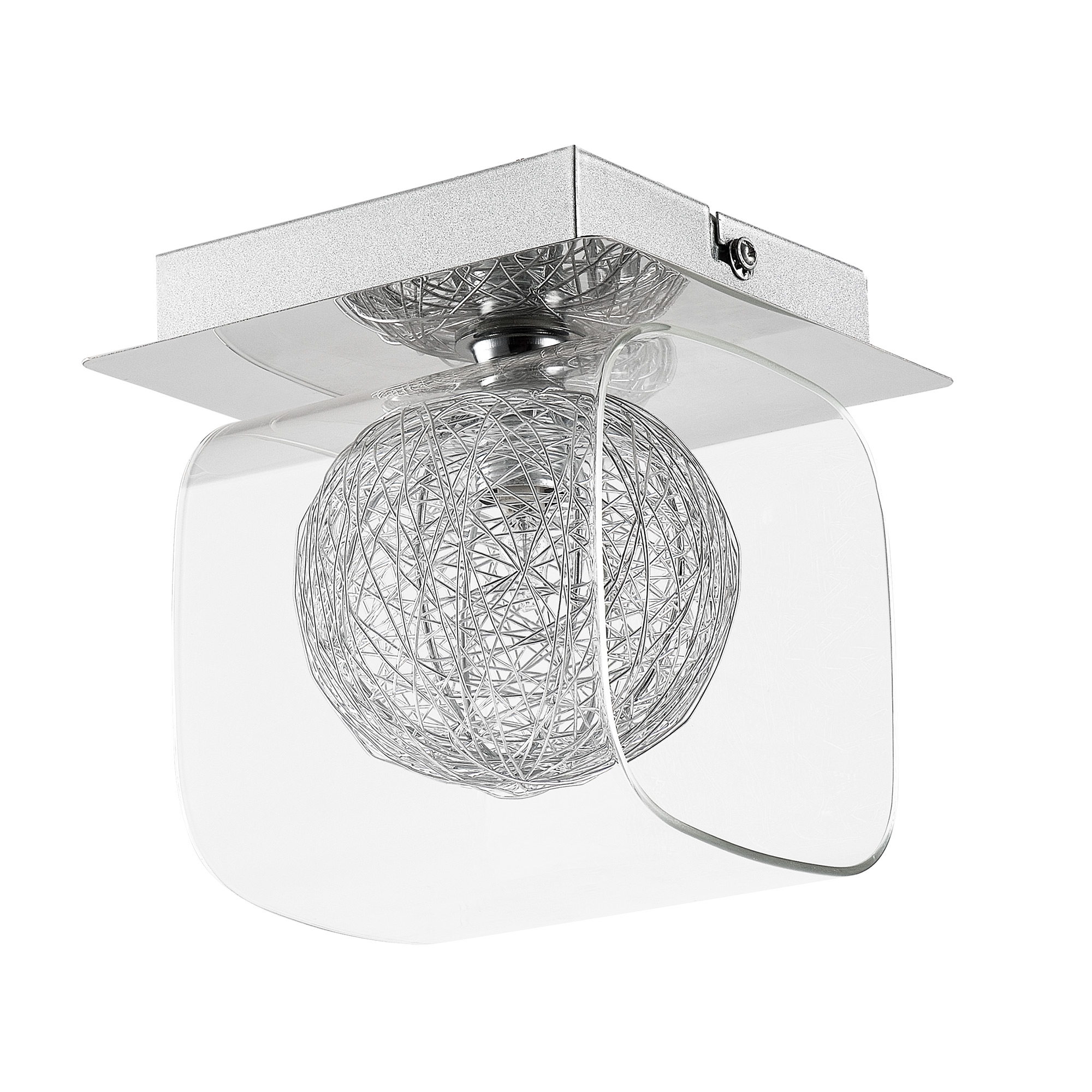 Потолочный СВЕТИЛЬНИК Lux.Pro АЛИНА ЛЮСТРА ПЛАФОН ХРОМ