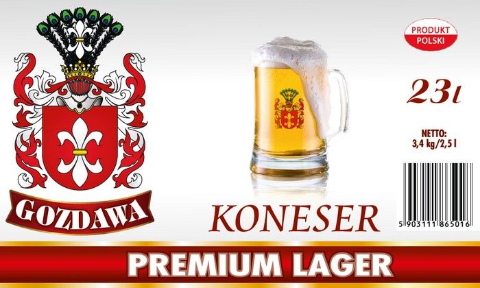 Brewkit Gozdawa Koneser Premium Lager 23L