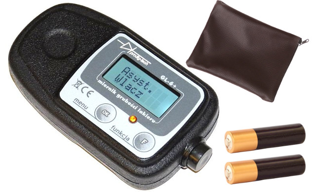 ТОЛЩИНОМЕР ПОКРЫТИЯ ТЕСТЕР ДАТЧИК GL-6+